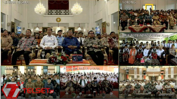 Jokowi Resmikan Palapa Ring, Hubungkan 514 Kabupaten dan Kota