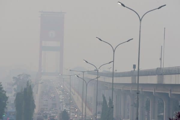 Kabut asap palembang