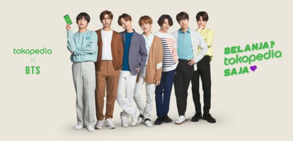 Sah! BTS Jadi Brand Ambassador Tokopedia
