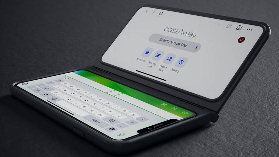 CastAway layar smartphone