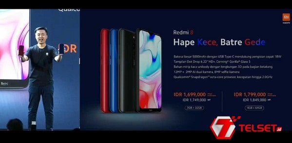 Harga Redmi 8 di Indonesia