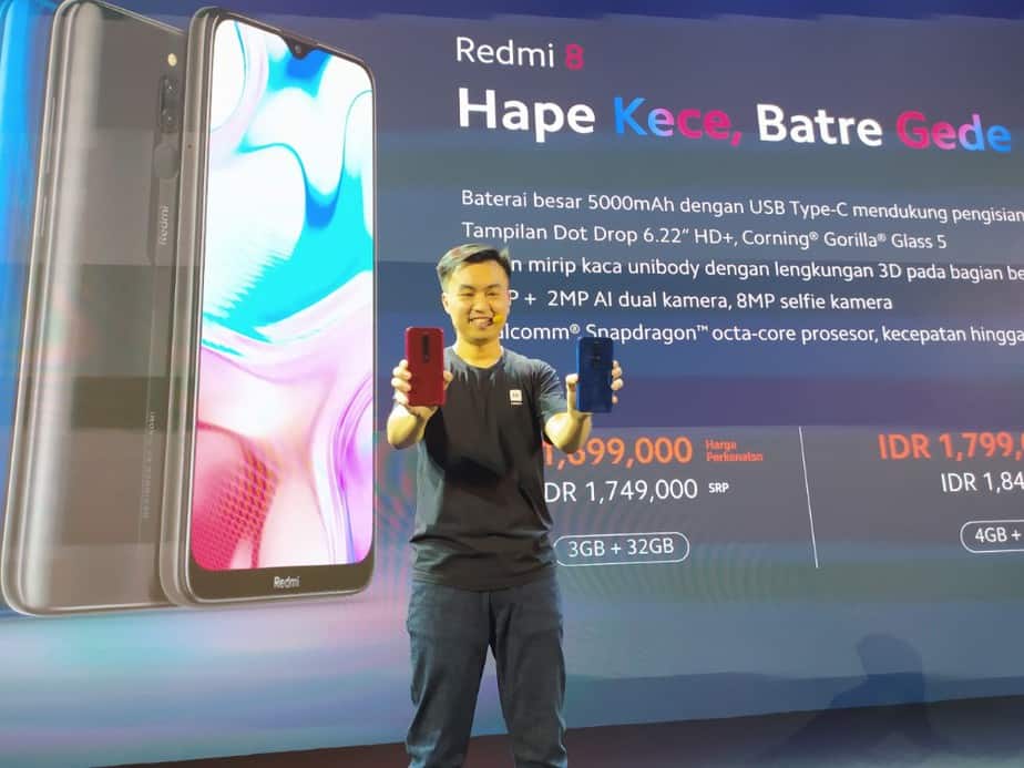 Smartphone Redmi 8, smartphone Redmi 8A