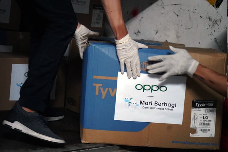 Bantuan APD Oppo