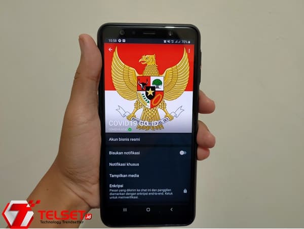 Chatbot WhatsApp Virus Corona Kominfo Lemot