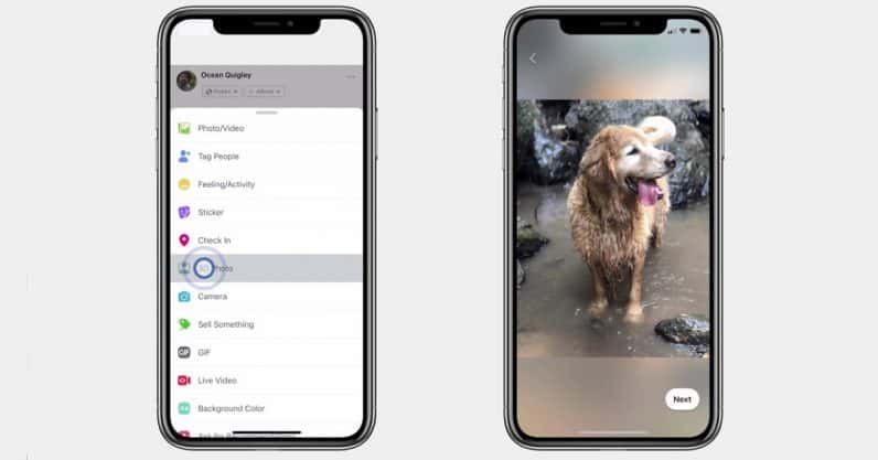 Cara Foto 3D Facebook