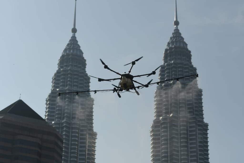 Drone untuk Bersihkan Kota