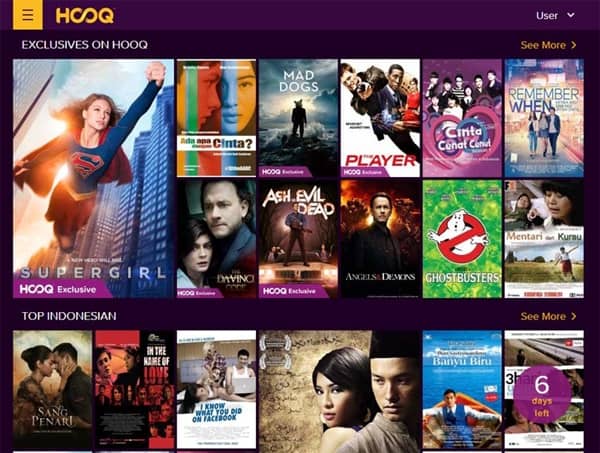 HOOQ Tutup