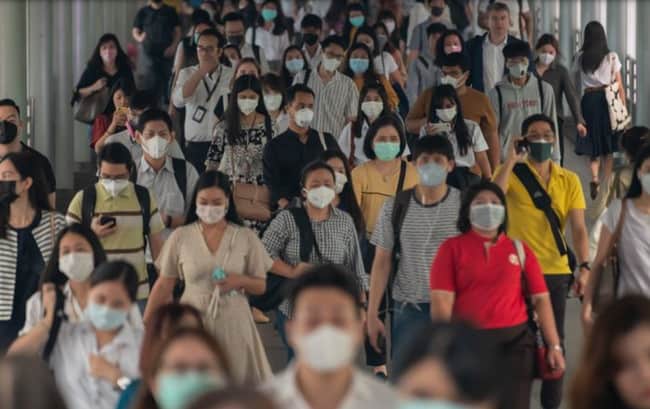 Virus Corona di udara