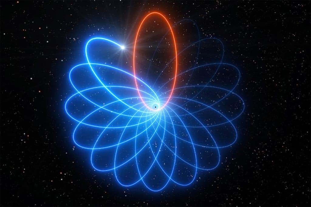 Bintang Menari di Sekitar Lubang Hitam Benarkan Teori Einstein