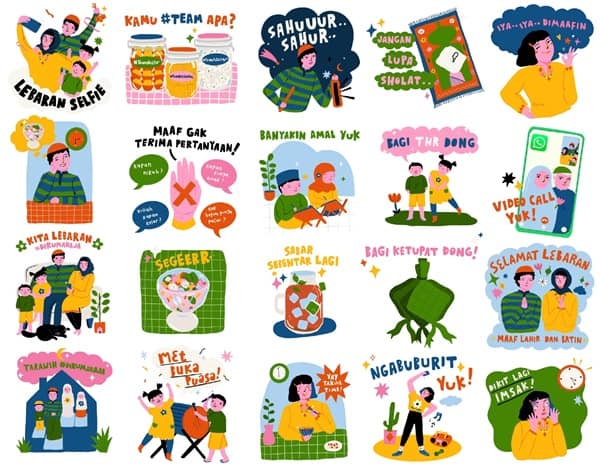 Stiker WhatsApp Ramadan