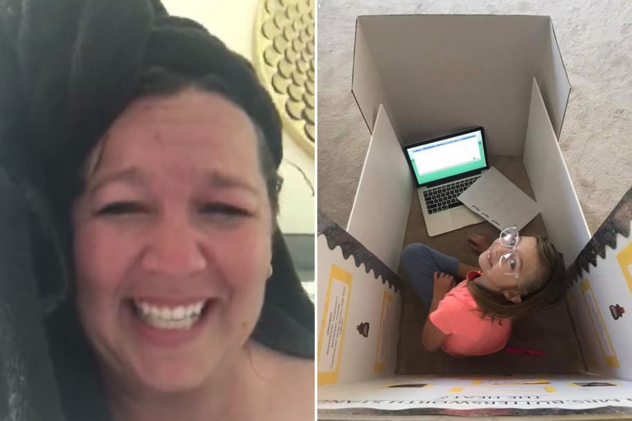 Muncul di Kelas Zoom Anaknya Sambil Telanjang, Ibu Ini Ngakak