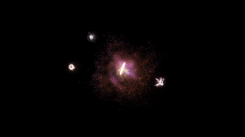 Astronom Temukan Cincin Api Kosmik Berbentuk Donat