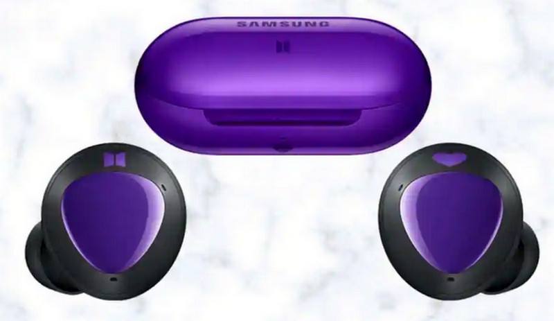 Cantiknya Wujud Samsung Galaxy Buds+ Edisi BTS