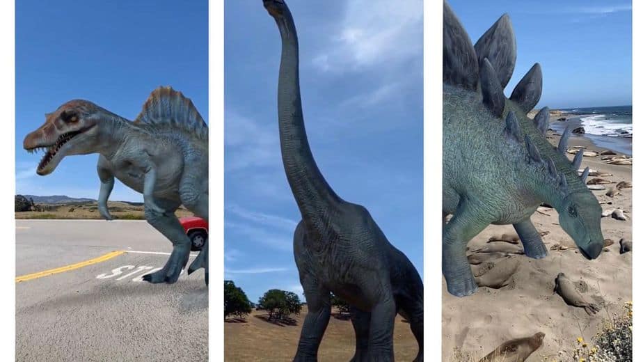 Google Bawa Dinosaurus ke Dunia Nyata via AR