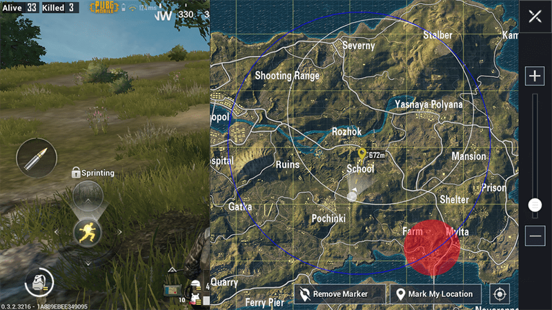 Prediksi safe zone PUBG