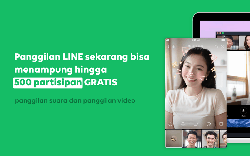 Video Call Line 500 Orang