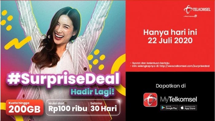 SurpriseDeal Telkomsel 30 GB