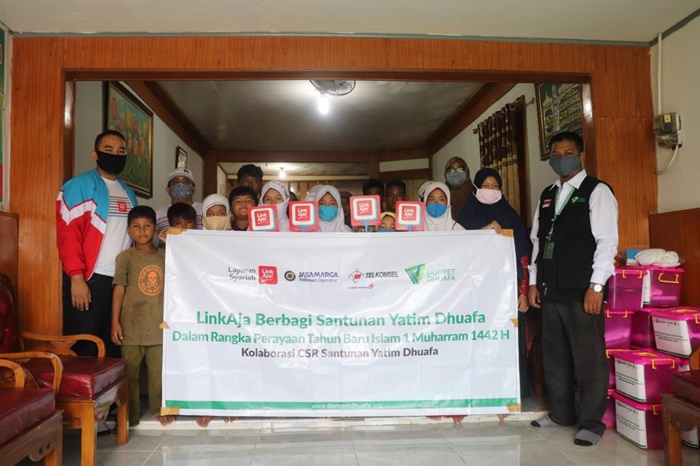 Hari Asyura LinkAja Telkomsel Jasa Marga