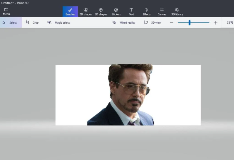 Cara Hapus Background Foto Paint 3D