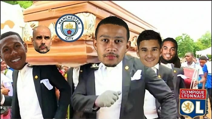 Meme Manchester City Lyon