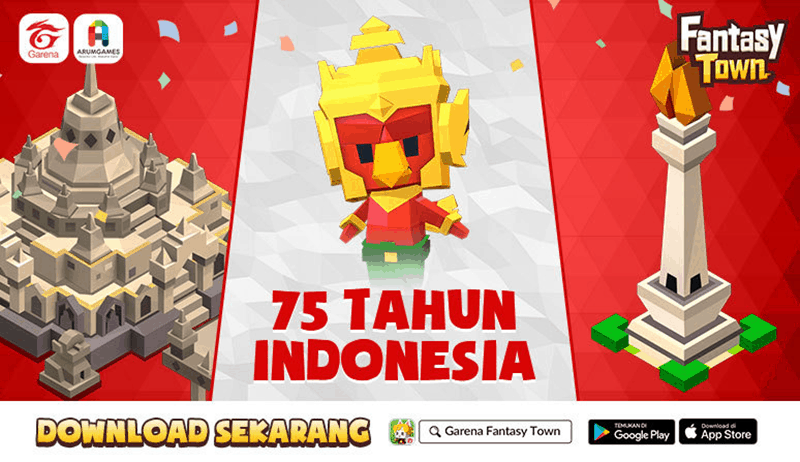 fantasy town event kemerdekaan