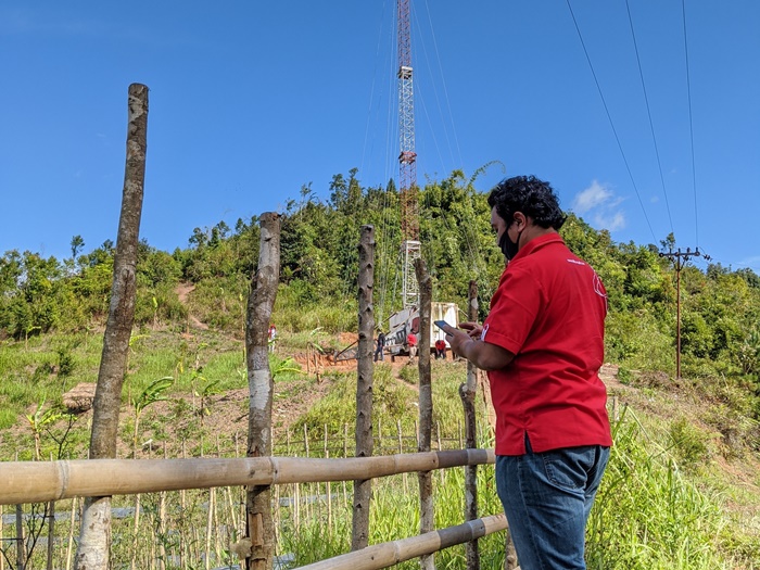 Mobile BTS 4G Telkomsel PJJ