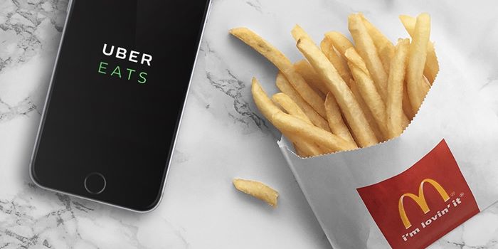 Saus McD McDonalds Uber Eats