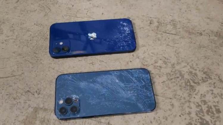 iPhone 12 jatuh