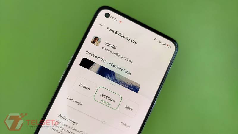 Cara Ganti Font Oppo Reno5