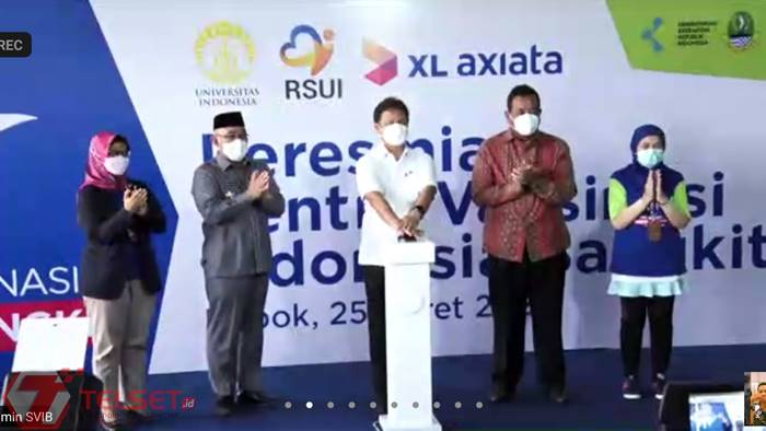 XL Axiata dan UI Resmikan Sentra Vaksinasi Covid-19 di Depok
