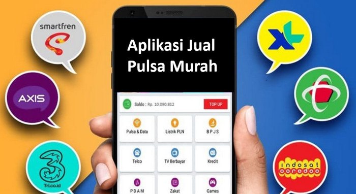 Aplikasi jual pulsa jualan beli pulsa murah