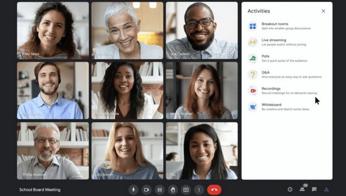 Google Meet Live Streaming