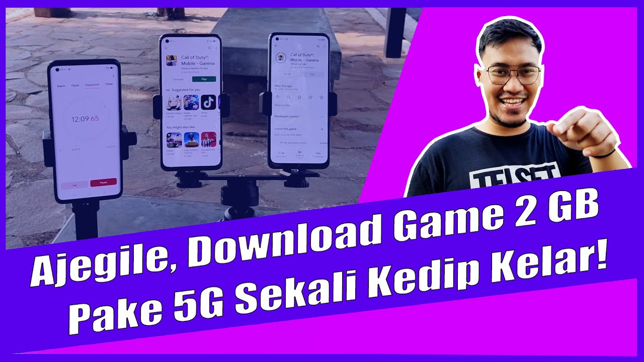 Test Kecepatan 5G: Download Game CODM Cuma 2 Menit