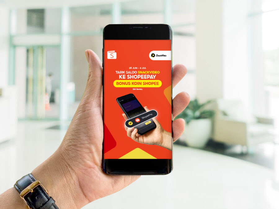 Cara Tarik cash SnackVideo ke ShopeePay