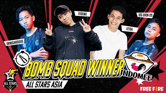 Indomee Free Fire All Star 2021 Asia