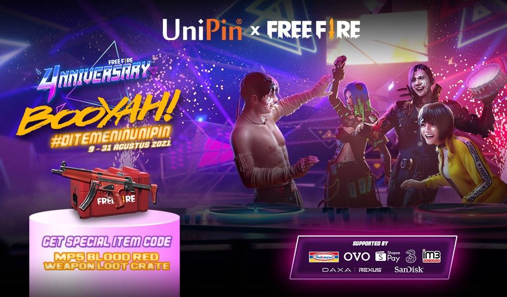 Cashback Top Up Free Fire Unipin
