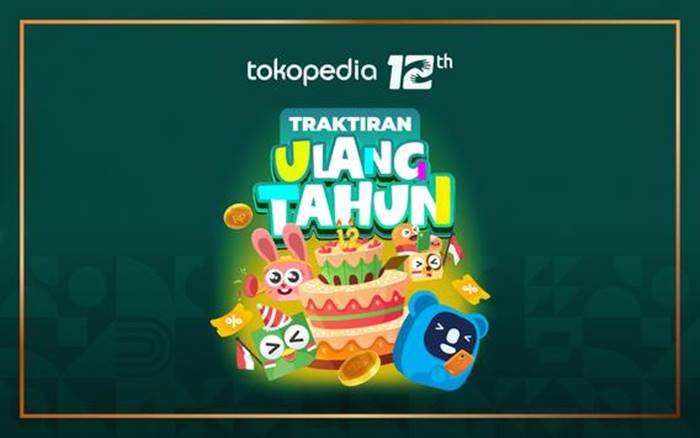 Promo Tokopedia ulang tahun