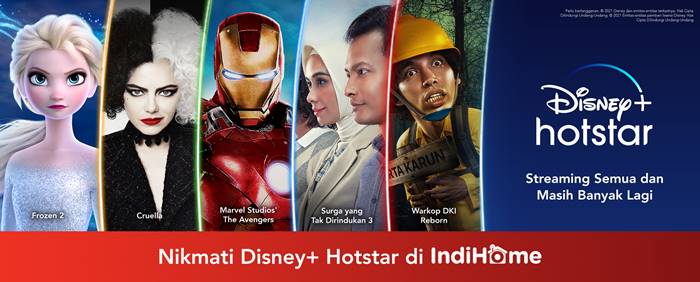 Harga Langganan Disney+ Hotstar IndiHome