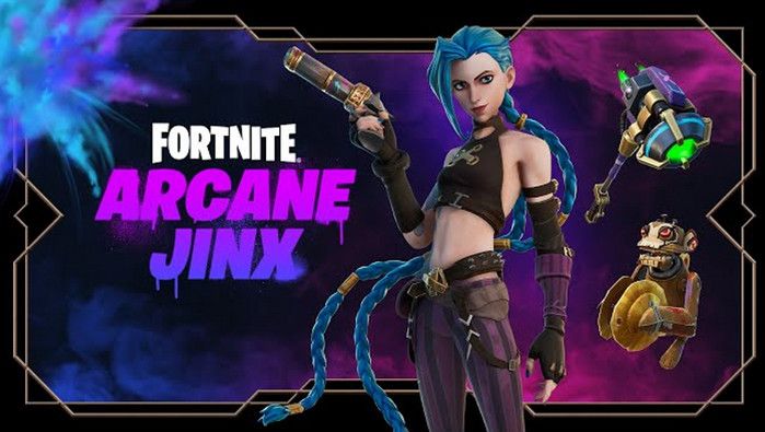 Jinx Arcane di fortnite League of Legends