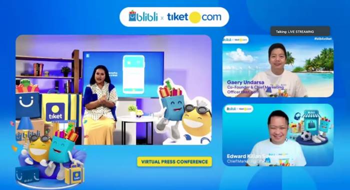 Integrasi akun Blibli Tiket.com