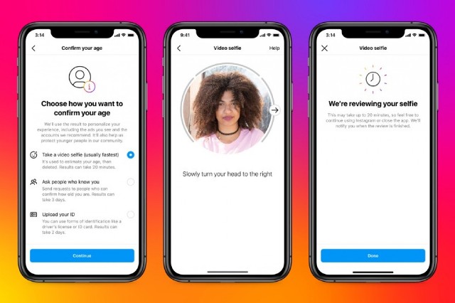 Instagram Bakal Verifikasi Usia Pengguna Lewat Video Selfie