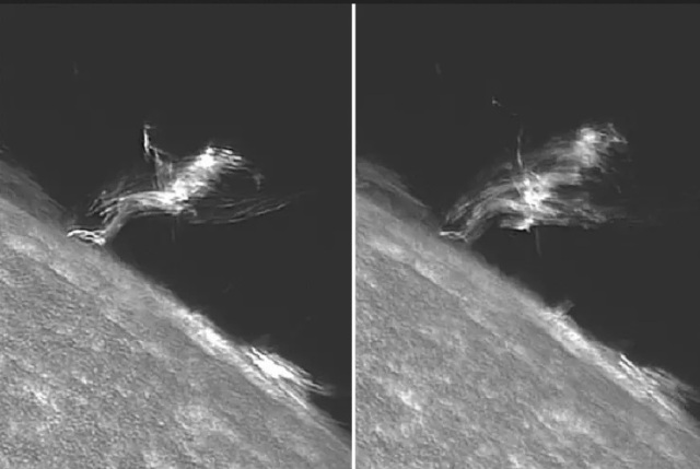 Plasma Tornado Ditembakkan 12.000 Mil dari Matahari
