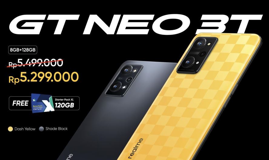 realme GT NEO 3T spesifikasi