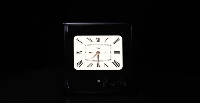 Tampilan desain Motorola Razr 2022