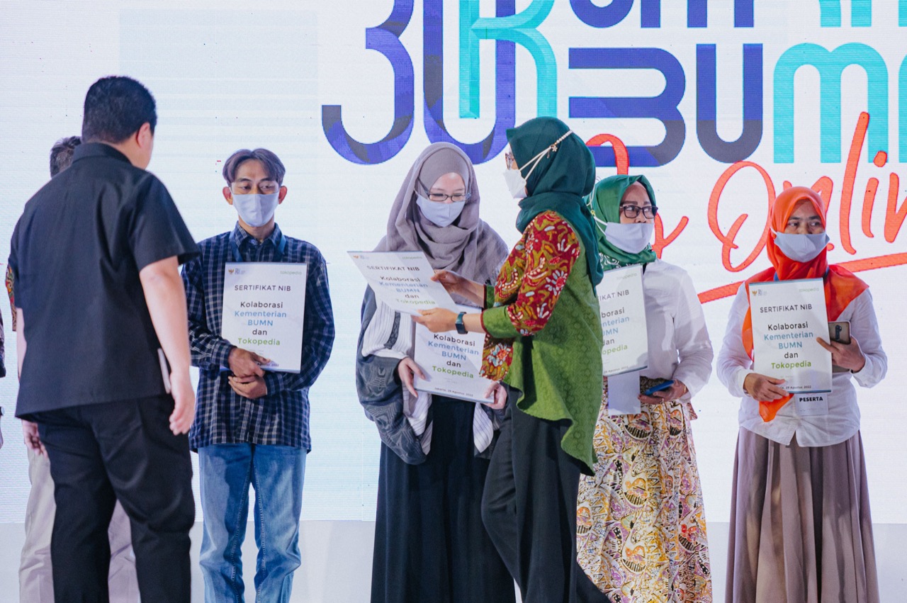 Kolaborasi Tokopedia dan BUMN dukung 30.000 UMKM Go Online