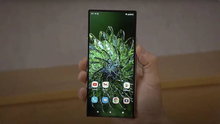 HP layar gulung motorola