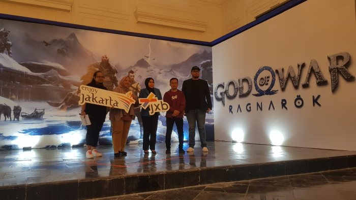 Mural God of War Ragnarok