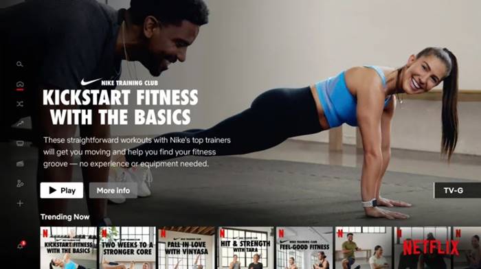 Nike Training Club Netflix