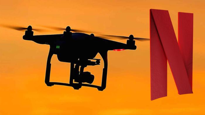 Drone akibatkan cedera aktor netflix