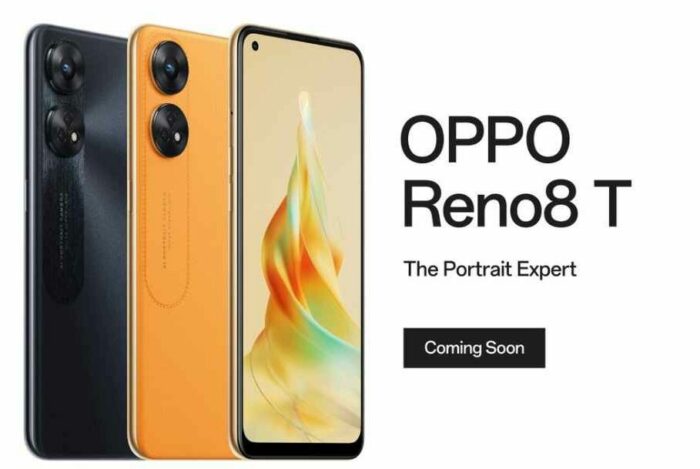 Desain Oppo Reno 8T 4G